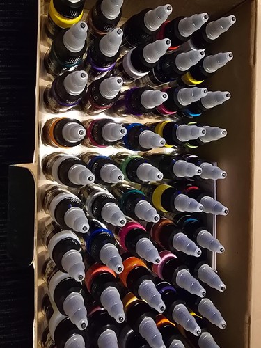 Airbrush paint set colors - airbrush,