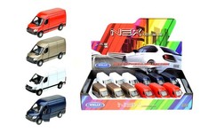 Generisch Welly Model Car Sprinter Panel Bus Red Collectable Car Toy Car