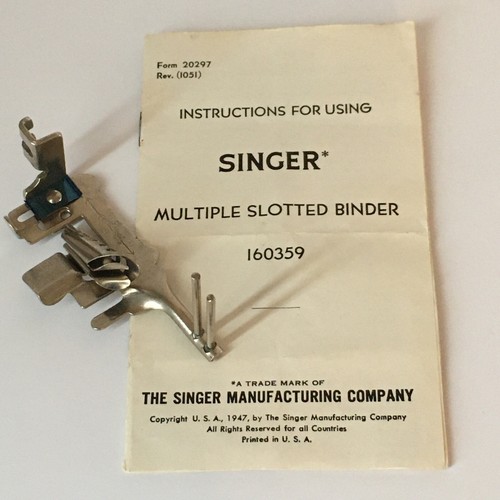 Vtg singer multiple slotted - vtg,