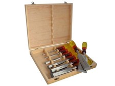 Marples 8pc Chisel Set Bevel Edge Chisel Splitproof Handle Set, 8 Piece 373S8