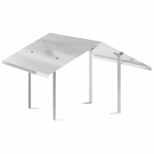 Chimney hood silver stainless - chimney,
