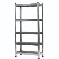 5 Tier Garage Racking shelving Unit Heavy Duty Metal Shelf shed storage