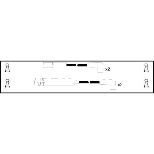 Leads ignition cables - ignition, kit