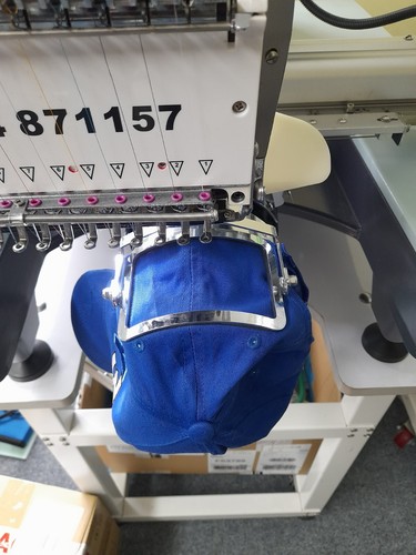 Embroidery machine cap and - machine,