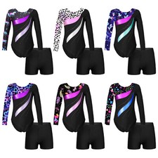 Kids Girls Gymnastics Leotard