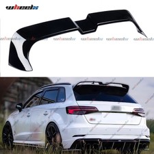 Rear Boot Roof Spoiler Lip OETTINGER Style For Audi A3 S3 RS3 8V Sportback 13-20