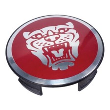 JAGUAR XK8 WHEEL BADGE CENTRE CAP RED/SILVER C2N3759