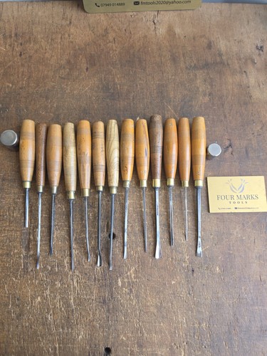 Addis carving chisels - 13,