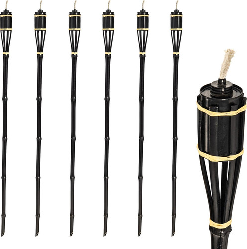 Black 113cm bamboo garden - black,