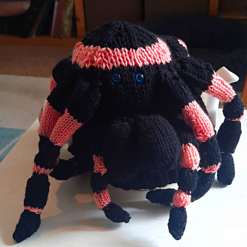 Knitted tea cosy - knitted,