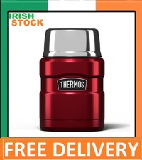 100% Genuine! THERMOS Stainless King 470ml Food Jar Cranberry Red (IRISH STOCK)