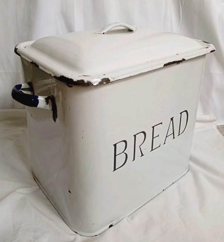 Vintage antique white enamel - vintage,