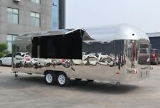 Airstream style food catering trailers