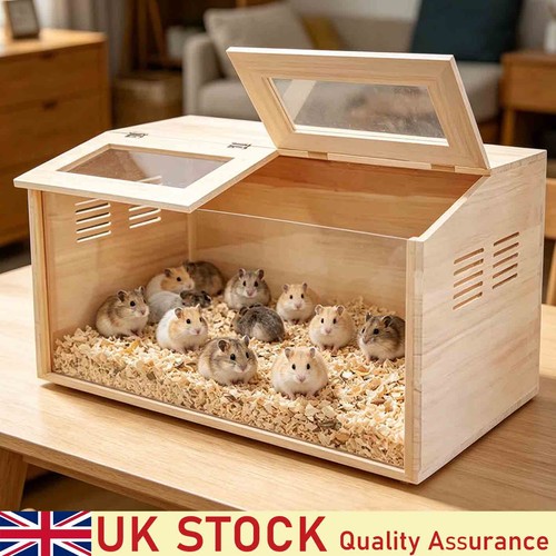 Chewproof hamster cage - chewproof, wooden