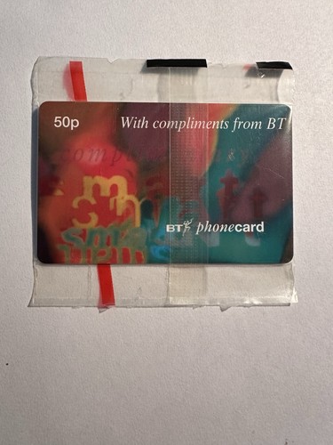 50p phonecard sealed mint - 50p,
