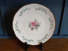 Vintage Elizabethan English Fine Bone China Cake Sandwich Plate Pink Rose VGC
