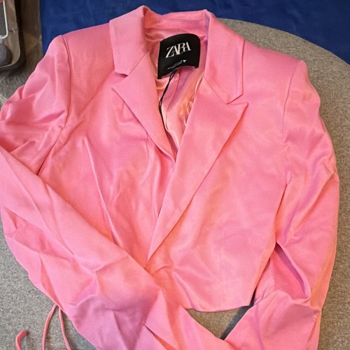 Zara women pink satin - zara,