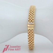 FOPE Bracelet - Flat Raspberry Pattern - No Trim - 18K/750 Yellow Gold