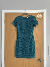 Oasis Teal Lace Bodycon Mini