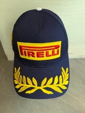 Pirelli Embroidered Men's Casual Curved Brim Adjustable Baseball Hat Cap Navy