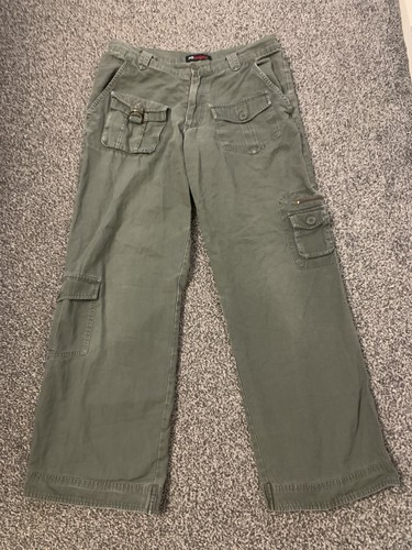 Y2k vintage khaki wide - khaki, leg