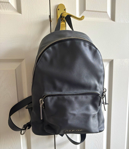 Calvin klein grey backpack - calvin,