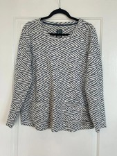 Mantaray Top Womens 14 Navy