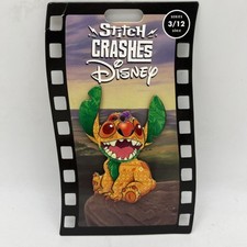 Stitch Crashes Disney Store Pin The Lion King NOC 3/12 Limited Release, 2021