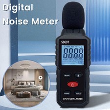 LCD Digital Decibel Meter Sound Level Reader Meter 30-130dB With Backlight UK