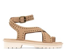 New Donald Pliner Thalita Sandal Tobacco Suede SZ 8 $189