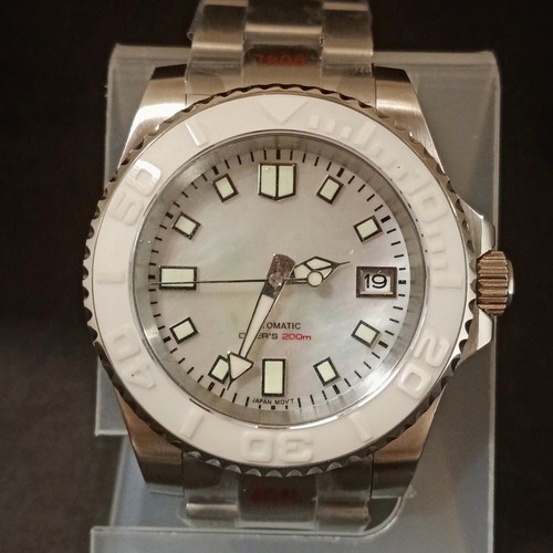 Automatic watch white mother - white,