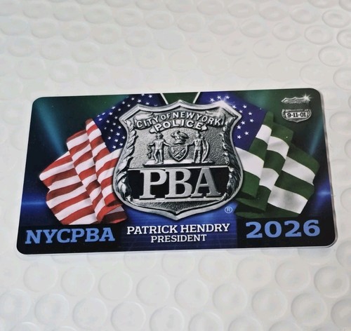 Nypd pba card - card, 2026