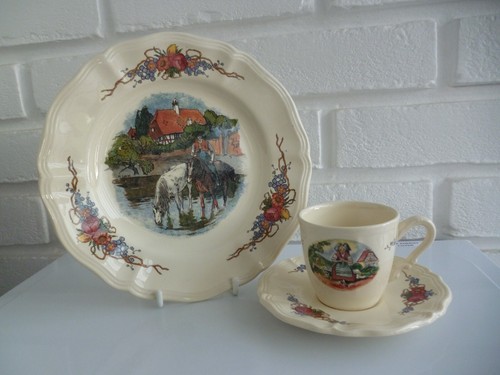 Tea plate cup saucer - plate,, &