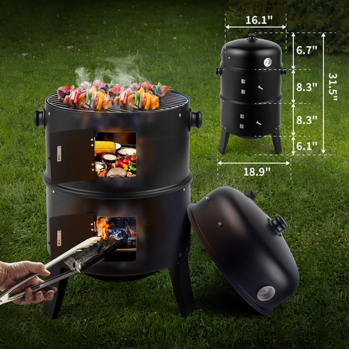 Black bbq charcoal - in,