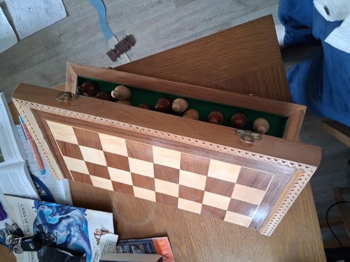 Wooden chess set - set, board