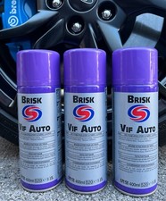 AUTOSMART *BRISK VIF AUTO* DRY FOAM UPHOLSTERY & FABRIC CLEANER SPRAY 400ML x 3