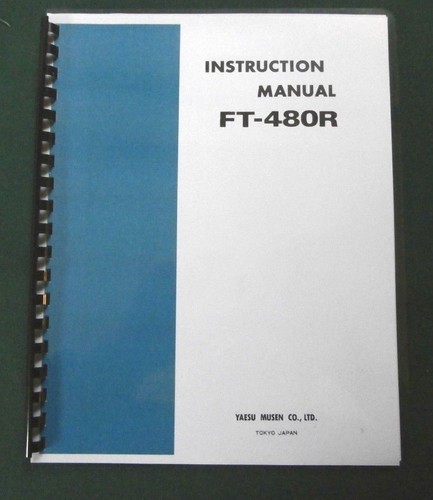 Yaesu 480 instruction - yaesu,