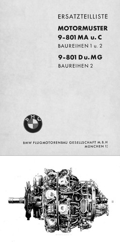 Bmw 801 radial engine parts - bmw,
