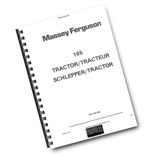 Massey ferguson 165 tractor - 165,
