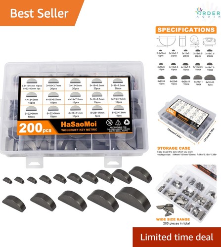 Woodruff key assortment kit - key,
