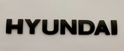 Black car letters - black,