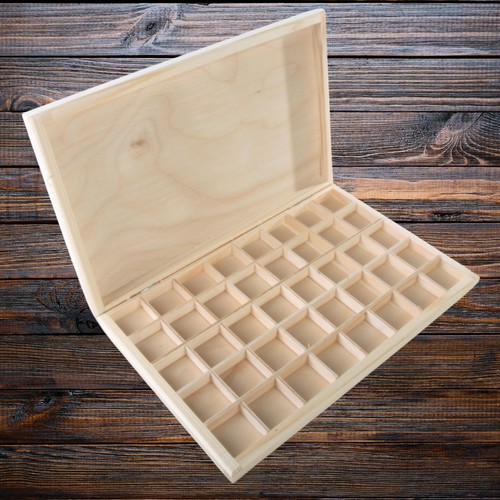 Shallow wooden box - shallow, 40