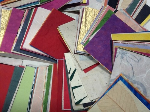 Mulberry paper 10x10 mixed - 10x10, cm
