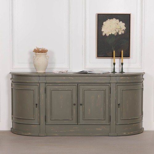 Vintage style grey sideboard - grey, |