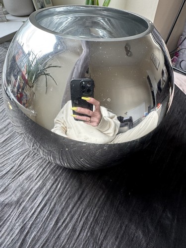 Mirrored bubble fish bowl - bowl, vase