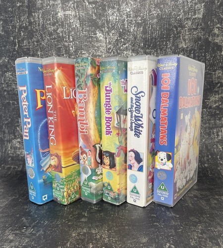 Disney classics vhs lion - 6x,