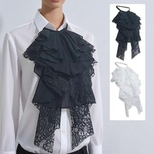 Layered Lace False Collar