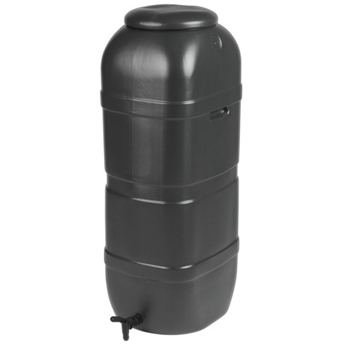 100l slimline black - black, water