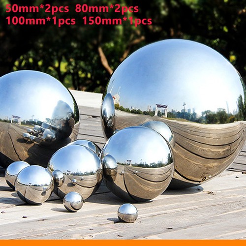 6pcs stainless steel - stainless, mirror