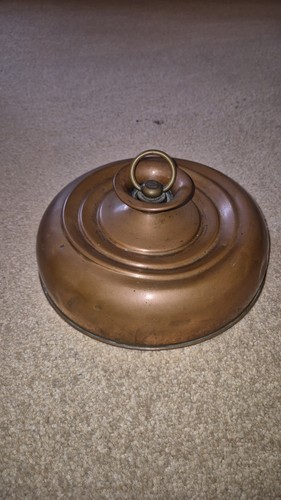Vintage copper bed warmer - vintage,